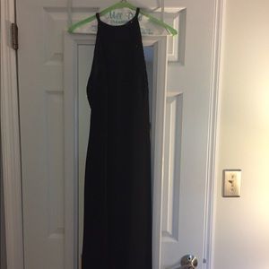 Jones New York black sequined evening gown